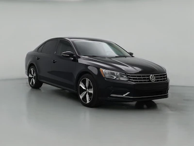 Volkswagen Passat R-Line parked outside, front three-quarter view